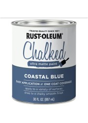 Rust-Oleum Chalked Ultra Matte Paint (887 ml, Coastal Blue)