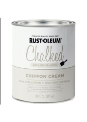 Rust-Oleum Chalked Ultra Matte Paint (887 ml, Chiffon Cream)