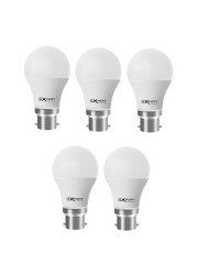 إكسبرت مصباح LED مضادة للبكتيريا ضوء نهاري قوة 9 واط قاعدة B22، 5 قطع