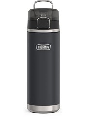 THERMOS ICON SERIES Stainless Steel Water Bottle with Spout 24 Ounce Granite Vacuum Insulated Water Bottle with Lid