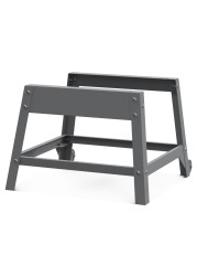 EAST OAK Smoker Stand for 30&quot; Outdoor Electric Smoker, Portable Stand with Wheels, Weather-resistant Leg Extension Kit, Polar Night