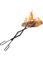 Uten Log Grabber Fireplace Tongs Wood Fired Oven Tool Grill Camping Fire Pit Tool