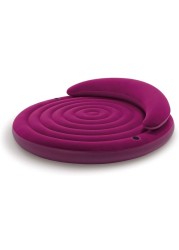 Sprintee Ultra Daybed Lounge Airbed with Pump, Plastic Purple 191x51cm Comfortable and Durable Inflatable Daybed for Indoor and Outdoor Use, Perfect for Lounging, Camping, and Relaxation