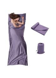 OTDEST Travel and Camping Sheet Sleeping Bag Liner Lightweight Compact and Portable Adult Sleeping Bag Ideal for TravelingHostels and Camping