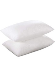 Krude 100% Cotton 900Grm Hollow Siliconized Fiber Press Pillow 1Pc Cotton, White 50X75cm