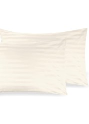 Dream Bell 1Pc Cotton 300tc Pillow Cover - Cream