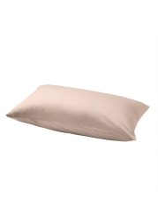 BYFT Tulip (Sand) Pillow Cover (52 x 73 + 12 Cm-Set of 1 Pc) 100% Cotton, Soft and Luxurious Hotel Quality Bed linen-300 TC