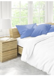 Parry Life Set Of 2pcs Pillow Case/Cover/Protector, All-Weather, 144TC Microfiber Poly-Cotton, Soft, High-Quality Stitching, 50 x 70 Centimeters, Made in UAE