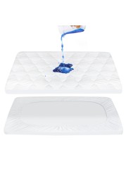 Pack and Play Mattress Pad Sheets Cover Waterproof, Soft Quilted Pack and Play Protector, 27&quot; X 39&quot; Fit Graco Pamo Babe Pack and Play Mattress Pad, Baby Portable Mini Cribs and Foldable Mattresses Pad