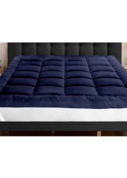 COMFY BLUE HOTEL STYLE HYPOALLERGENIC MATTRESS TOPPER 200 x 200 x 10 CM