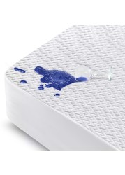 Utopia Bedding Waterproof Mattress Protector Twin Size Viscose Made from Bamboo Mattress Cover Fits 15 Inches Deep Breathable Fitted Style with Stretchable Pockets