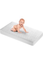 Masirs Crib Mattress Protector Cover - Comfortable, Breathable and Waterproof Material. Keep The Crib Mattress Clean and Protected and Give Your Baby a Cozy Restful Sleep. Machine and Dryer Friendly.