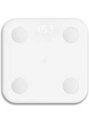 Xiaomi Mi Body Composition Scale, 10 Precise Body Data Points, Mi Fit App, Store Up To 16 User Profiles, Strong Tempered Glass With Anti-Slip Finish