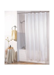 Home Pro Polyester Shower Curtain White 180x200cm