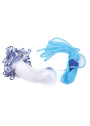 Fishing Net Nylon Monofilament American Cast Net Outdoor Hand Throw Fishing Mesh Bait Trap Fish ()