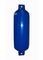 Dock Edge Dolphin Twin Eye Ribbed Boat Fenders 65 x 20 Navy Blue