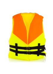 Adult and Child Life Jacket Swim Vest with Whistle and Adjustable Belts Perfect for Family Travel and Rescue Activities ( 43 x 46 cm )