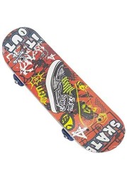 ULTIMAX Skate Board Assorted Color Pattern Skate Boards for Girls Boys Beginner Skateboard for Kids (Age 3 to 6) - Size: 13*8*43