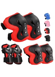 Kids Safety Protective Gear Set for Ages 312 Years Adjustable Knee Pads Elbow Pads Wrist Guards for Boys Girls Youth Skateboard Roller Skating Scooter Cycling BMX Bike Riding Sports etc