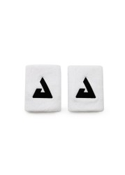 JOOLA Trinity Wristband 2 Pack White Wrist Bands with Moisture Wicking Performance Material 4 inch Elastic Sweatband for Wrists Table Tennis Pickleball Accessory