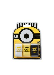 Wilson Unisex Minions Pro Overgrip Tennis Grip, Yellow (Minions), 3 Pieces UK