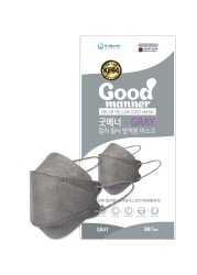 CHARMZONE Good Manner Premium Protective Mask 5EA Large WhiteBlackGreyPinkBeige Made in Korea