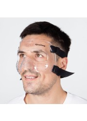Qiancheng Nose Guard Face Shield for Broken Nose Adjustable Face Guard with Padding Protection from Impact Injuries to Nose and Face for Adult QCL2