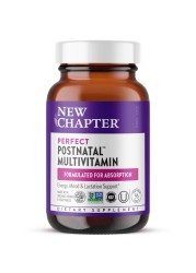 New Chapter Postnatal Vitamins Lactation Supplement Complete Multivitamin with Fermented Vitamin D3 B Vitamins Made with Organic Vegetables Herbs NonGMO Ingredients 96 Count