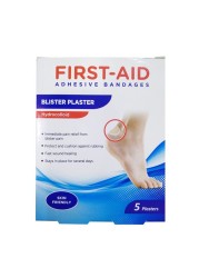 First Aid Adhesive Bandages Blister Plaster Hydrocolloid, 5 Plasters