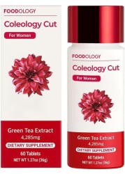 FOODOLOGYColeology Cut Pack of 160 Tablets 30 Days Green Tea Extract Vitamins Minerals