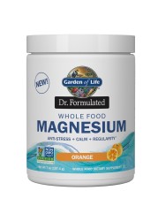 Garden of LifeDr Formulated Whole Food Magnesium 1974g Powder Orange40 Servings NonGMO Vegan Gluten Sugar Free Supplement with Probiotics Best for AntiStress Calm Regularity