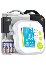 Greater Goods Blood Pressure Monitor - Complete BP Machine Kit with Wall Adapter and Premium Comfort Cuff, Designed in St. Louis