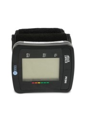 AFRA Japan Digital Blood Pressure Monitor, AF-203BPMW, Black, Wrist Type, Small, 2 Year Warranty