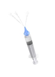 EZY DOSE Ear Wax Removal Syringe TriStream Tip Prevents Ear Infections Safe and Effective Easy to Use Perfect for Kids and Adults 20mL Capacity Clear BPA Free