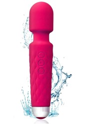 Satisfyer Electric Rechargeable Personal Body Wand Cordless Massager Machine with 20 Vibration Modes and Water Resistant for Full Body (Pink)

