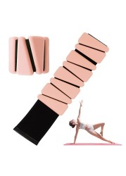 Wrist Weights Set of 2, Adjustable Silicone Workout Weights for Women and Men, Wearable Ankle/Wrist Weights Suitable for Yoga, Dance, Pilates, Pool Exercises and Jogging, 2lb
