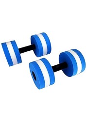 ULTIMAX Aquatic Exercise Dumbbells Aqua Fitness Barbells Exercise Hand Bars for Water Aerobics EVA Water Barbells Hand Bar For Water Resistance Aerobics Weight Loss (Blue)