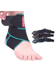 Candy Li Ankle Support,Adjustable Ankle Brace Breathable Nylon Material Super Elastic and Comfortable,1 Size Fits all, Suitable for Sports (blue 1)