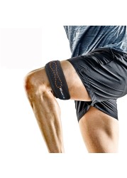 Wisesso IT Band Strap, Adjustable Iliotibial Band Syndrome Brace, Athletic Stabilizer for Men, Women, Knee Support Strap for Running, Cycling, Hiking, Exercising, etc, 1 Pack