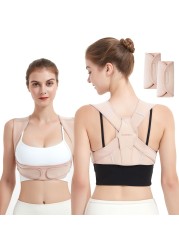 SHAPERKY Posture Corrector for Women and Men, Adjustable Upper Back Brace for Posture Hunchback Support and Providing Pain Relief from Neck, Shoulder, and Upper Back (Small/Medium)