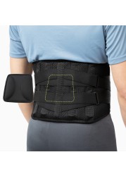 BraceUP Back Brace with lumbar Pad - Back Pain Relief for Men and Women, Lumbar Support Belt for Sciatica Pain, Heavy Lifting, Waist Support, Lower Back Brace (XXL 43-53 In)