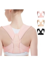 Posture Corrector for Women and Men, Adjustable Upper Back Brace for Clavicle Support and Providing Pain Relief from Neck, Shoulder, and Upper Back (S/M)