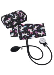Prestige Medical Premium Aneroid Sphygmomanometer &amp; Carrying Case, Unicorns Black