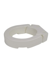 Drive Medical Hinged Toilet Seat Riser, Standard Seat, White