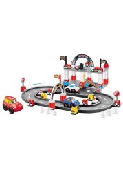 Jawda Race Track Building Blocks With 3 Cars