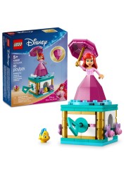 LEGO Disney Princess Twirling Ariel Toy - Building Toy for Kids, Girls and Boys, Ages 5+ - Little Mermaid Toy for Fans of Movie - Ariel Doll Gift Idea for Birthdays - 43259