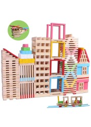 Generic 150 Creative Wooden Puzzle Building Blocks