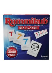 Rummikub Six Player Edition - The Classic Rummy Tile Game - More Tiles and More Players for More Fun! by Pressman , Blue