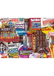 Buffalo Games - Hershey - Hershey&#39;s Sweet Collage - 1000 Piece Jigsaw Puzzle for Adults -Challenging Puzzle Perfect for Game Nights - Finished Size is 26.75 x 19.75