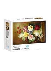 1000 Piece Flowers Jigsaw Puzzle with Unique Artwork for Kids And Adults